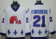 Quebec Nordiques #21 Peter Forsberg White CCM Throwback Stitched NHL Jersey