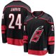 Men's Carolina Hurricanes Seth Jarvis Fanatics Black Home Breakaway Jersey