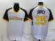 Men's San Diego Padres #35 Randy Jones Nike White Cooperstown Collection Home Jersey