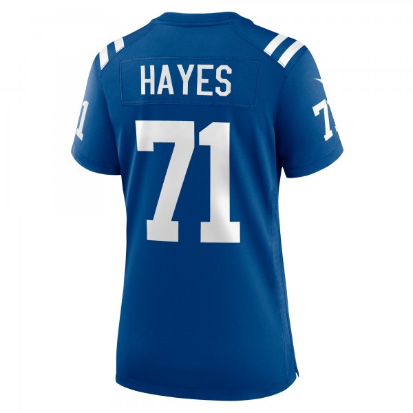 Women's Indianapolis Colts Ryan Hayes Nike  Royal Team Game Jersey