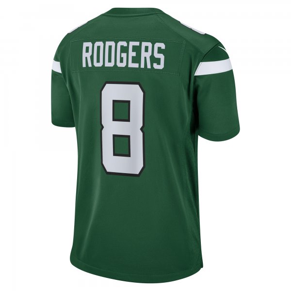 Youth New York Jets Aaron Rodgers Nike Gotham Green Game Jersey