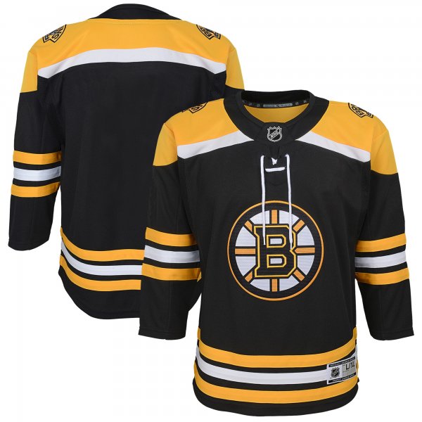 Youth Boston Bruins Black Home Blank Premier Jersey