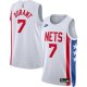 Men's Brooklyn Nets Kevin Durant Nike White Swingman Jersey - Classic Edition