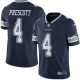 Nike Dallas Cowboys #4 Dak Prescott Navy Blue Team Color Youth Stitched NFL Vapor Untouchable Limited Jersey