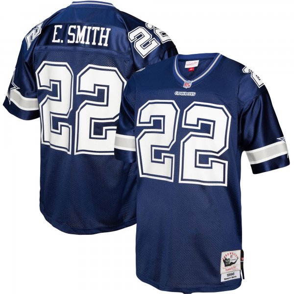 Men's Dallas Cowboys Emmitt Smith Mitchell & Ness Navy Legacy Replica Jersey