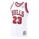 Men's Chicago Bulls Michael Jordan Mitchell & Ness White 1997/98 Hardwood Classics Jersey