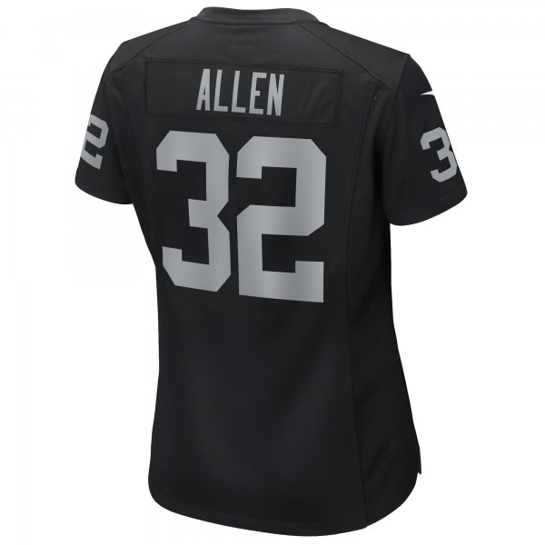 Women's Las Vegas Raiders Marcus Allen Nike Black Game Retired Player Jersey