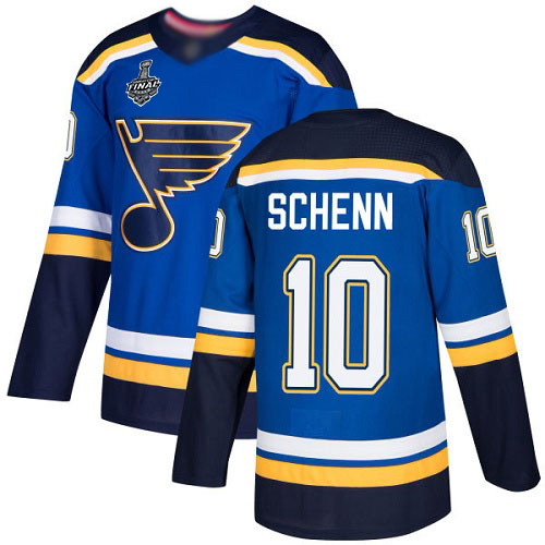 St. Louis Blues #10 Brayden Schenn Blue Home Stanley Cup Final Bound Stitched Adidas NHL Jersey