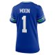 Women's Seattle Seahawks Warren Moon Nike Royal Throwback Retired Player Game Jersey