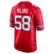 Men's Buffalo Bills Matt Milano Nike Red Alternate Game Jersey