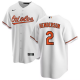 Youth Baltimore Orioles #2 Gunnar Henderson Nike White Official MLB Player Cool Base Jersey