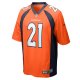 Men's Denver Broncos K'Waun Williams Nike Orange Game Jersey