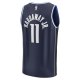 Men's Dallas Mavericks Tim Hardaway Jr. Fanatics Navy Fast Break Replica Player Jersey - Statement Edition