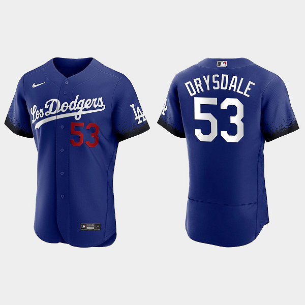 Don Drysdale Los Angeles Dodgers 2021 City Connect Jersey - Royal