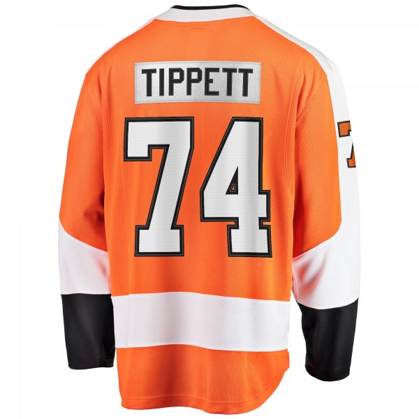 Men's Philadelphia Flyers Owen Tippett Fanatics Orange Home Breakaway Player Jersey