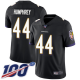 Baltimore Ravens #44 Marlon Humphrey Black Alternate Men's Stitched NFL 100th Season Vapor Limited Jersey