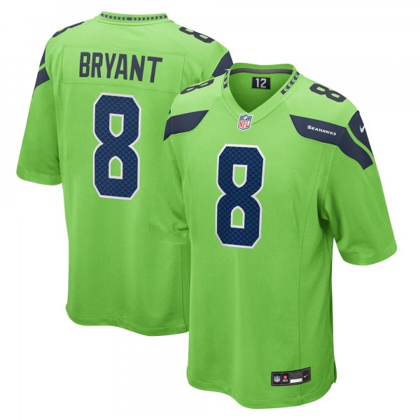 Men's Seattle Seahawks Coby Bryant Nike Neon Green  Game Jersey