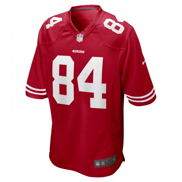 Men's San Francisco 49ers Kendrick Bourne Nike Scarlet Team Game Jersey