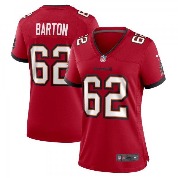 Women's Tampa Bay Buccaneers Graham Barton Nike  Red  Game Jersey