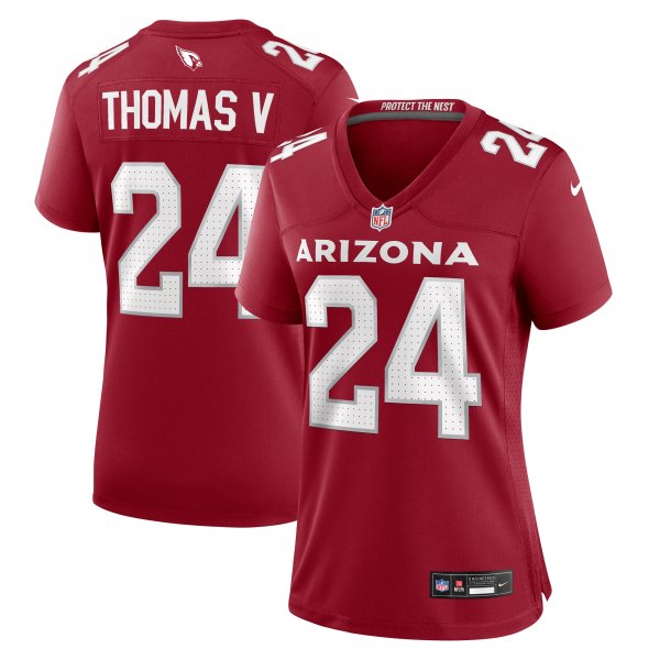 Women's Arizona Cardinals Starling Thomas V Nike  Cardinal Team Game Jersey