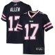 Youth Buffalo Bills Josh Allen Nike Navy Inverted Team Game Jersey