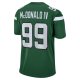 Men's New York Jets Will McDonald IV Nike Gotham Green 2023 NFL Draft First Round Pick Game Jersey