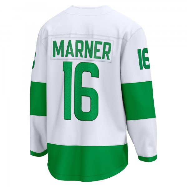 Men's Toronto Maple Leafs Mitch Marner Fanatics White St. Patricks Alternate Premier Breakaway Player Jersey