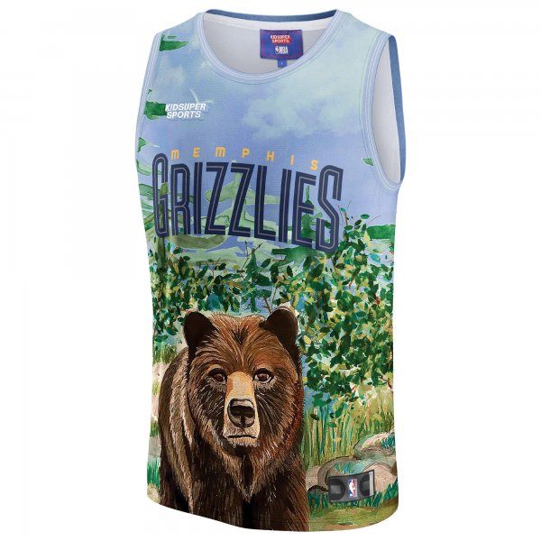 Unisex Memphis Grizzlies NBA & KidSuper Studios by Fanatics Teal Hometown Jersey