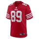 Men's San Francisco 49ers Charlie Woerner Nike  Scarlet  Game Jersey