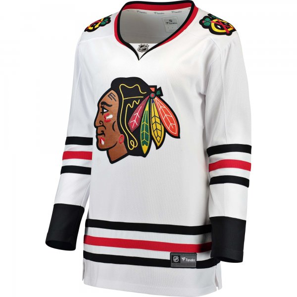 Women's Chicago Blackhawks Fanatics White Away Breakaway Jersey