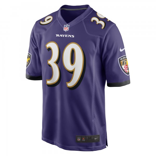 Men's Baltimore Ravens Duron Harmon Nike  Purple  Game Jersey