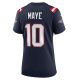 Women's New England Patriots Drake Maye Nike Navy 2024 NFL Draft First Round Pick Player Game Jersey