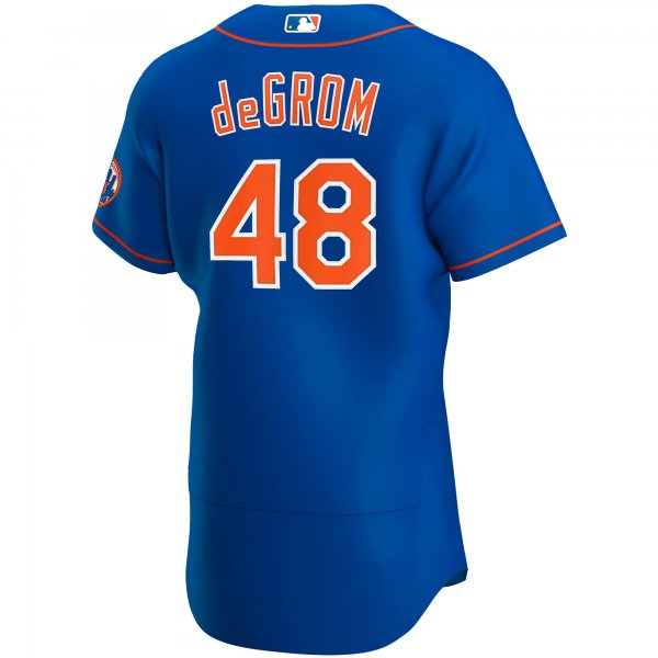 Men's New York Mets Jacob deGrom Nike Royal Alternate Player Jersey