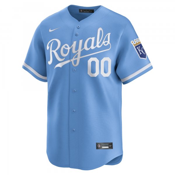 Men's Kansas City Royals  Nike Light Blue  Alternate Limited Custom Jersey