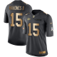 Nike Kansas City Chiefs #15 Patrick Mahomes II Black Youth Stitched NFL Limited Gold Salute to Service Jersey