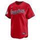 Men's Cleveland Guardians  Nike Red  Alternate Limited Jersey