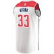 Men's Washington Wizards Kyle Kuzma Fanatics White Fast Break Replica Jersey - Association Edition