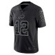 Men's Buffalo Bills Jim Kelly Nike Black Retired Player RFLCTV Limited Jersey