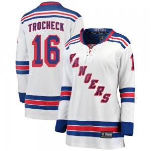 Women's New York Rangers #16 Vincent Trocheck White Away NHL Jersey