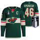 Men's Minnesota Wild #46 Jared Spurgeon 2022 Stanley Cup Playoffs Green Jersey