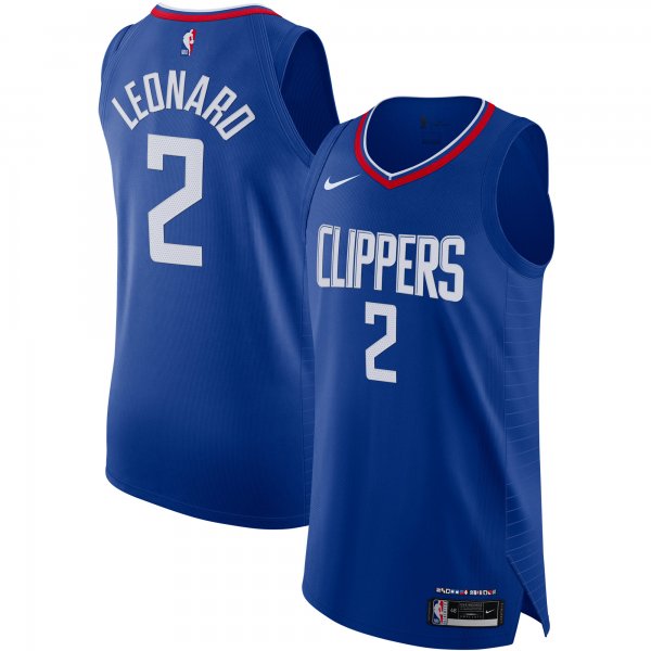 Men's LA Clippers Kawhi Leonard Nike Royal Jersey - Icon Edition