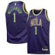 Zion Williamson #1 New Orleans Pelicans Nike Youth 2024/25 Swingman City EditionPurple Player Jersey