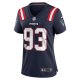 Women's New England Patriots Lawrence Guy Nike  Navy Team Game Jersey