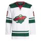 Men's Minnesota Wild  adidas White Away  Primegreen Custom Jersey