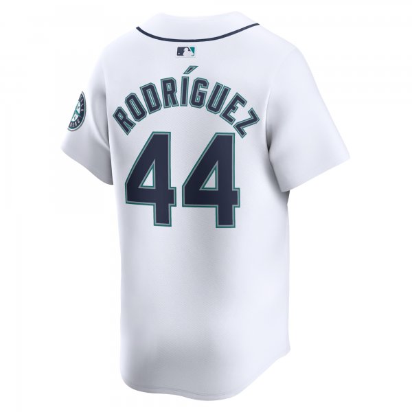 Men's Seattle Mariners Julio RodrÃÂ­guez Nike White Home Limited Player Jersey