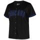 Women's Chicago Cubs Profile Black Plus Size Pop Fashion Jersey