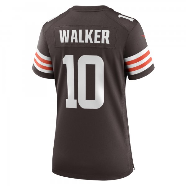 Women's Cleveland Browns Phillip Walker Nike  Brown Team Game Jersey