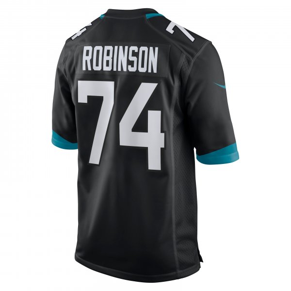 Men's Jacksonville Jaguars Cam Robinson Nike Black Game Jersey