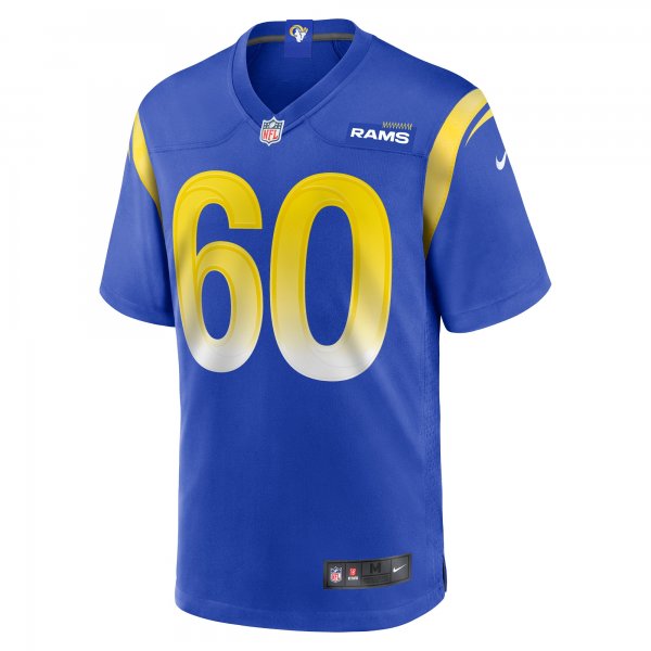 Men's Los Angeles Rams Logan Bruss Nike Royal Game Player Jersey