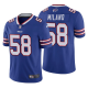 Men Matt Milano #58 Buffalo Bills Vapor Untouchable Limited Royal Jersey